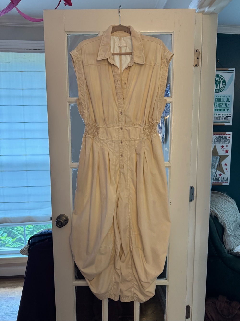 Anthropologie Parachute Jumpsuit